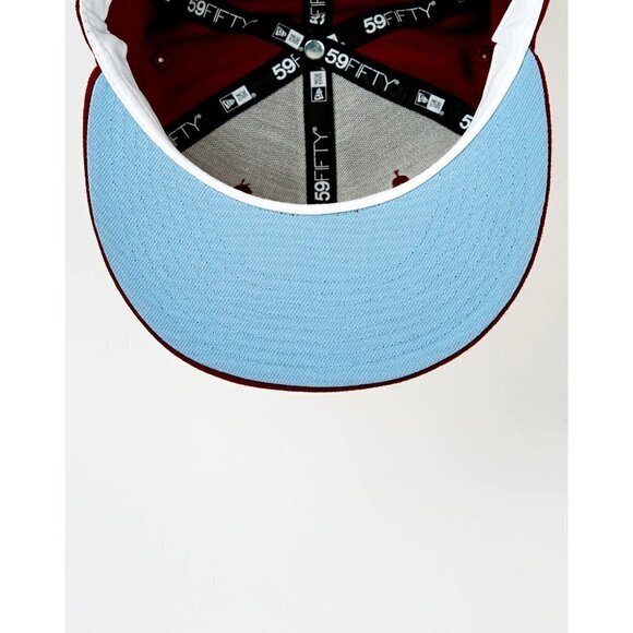 New Era New York Yankees 59FIFTY Fitted Hat 50TH Anniversary 1903-52 Patch 7 3/4 - Picture 7 of 7